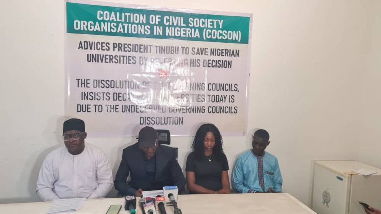 Dissolution of university governing councils threatens education, Coalition warn Tinubu