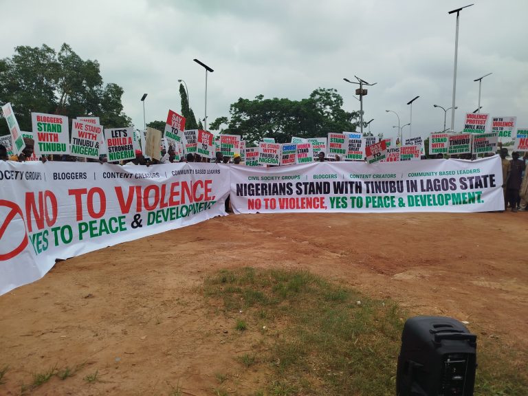 Pro-Tinubu Rallies Shutdown Abuja, Lagos