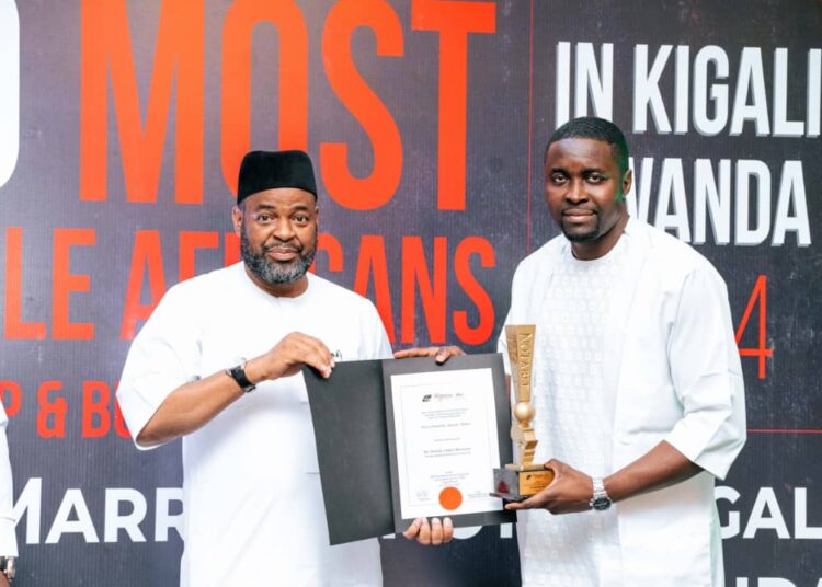Melody Fidel Receives ‘Africa Inspiring Impact Maker’ Award in Kigali
