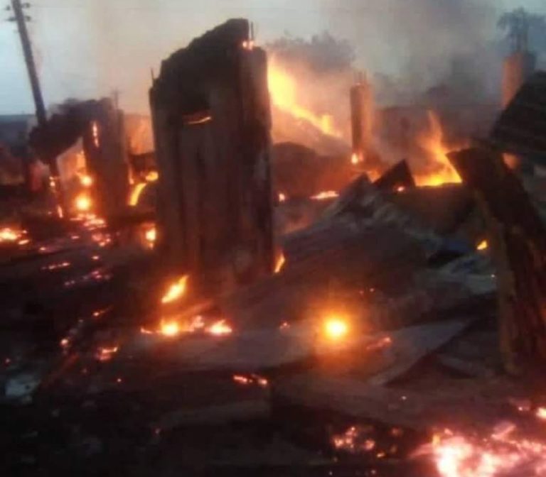 Goods Worth Millions Destroyed as Fire Razes 40 Shops in Ibadan