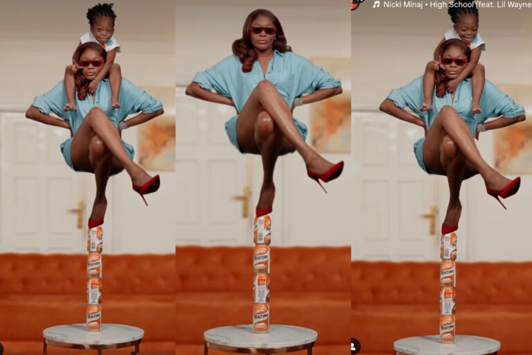 “Challenge Closed!” — Kiekie and Daughter Nail Viral Nicki Minaj Pose