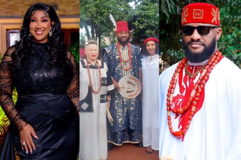 “A Complete Man Chosen by the Gods” – Judy Austin Celebrates Yul Edochie’s Chieftaincy Title