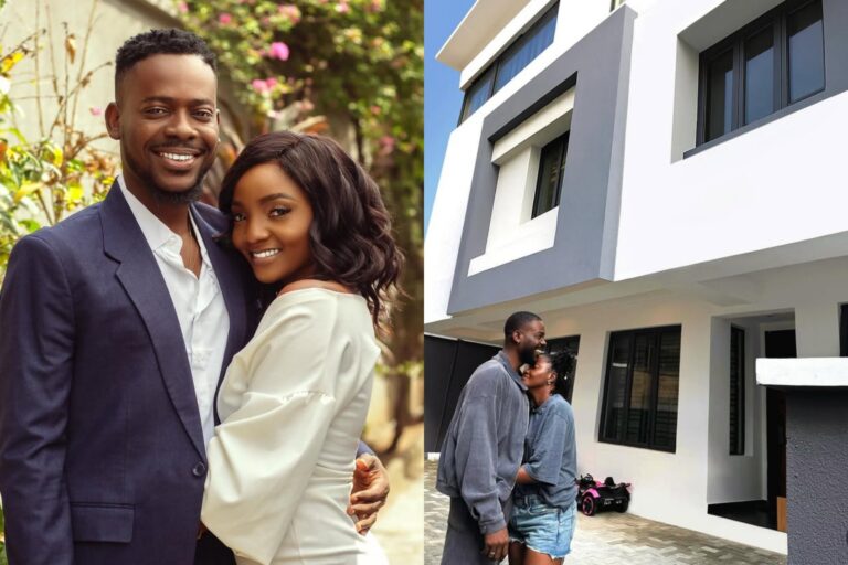 “Another Address, Same Love” — Adekunle Gold & Simi Unveil New Mansion