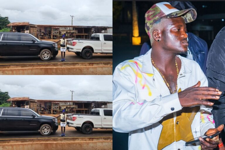 “Donald Trump of Sango” — Portable Flaunts Car Collection and Crowns Himself