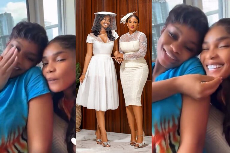 “My Friend” — Iyabo Ojo Affectionately Calls Daughter Priscilla Her Best Friend in Adorable Clip