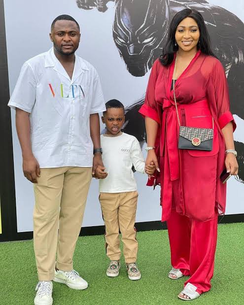 “Proud Parents Unite Again” — Lilian Esoro and Ubi Franklin Celebrate Son Jayden’s 9th Birthday