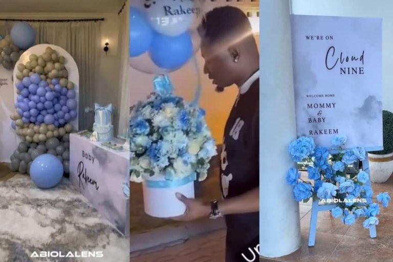 Juma Jux Gives Wife Priscilla Ojo & Son Rakeem a Grand Welcome Home in Tanzania