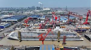 China’s 2nd domestically built large cruise ship cuts construction hours by over 20 percent