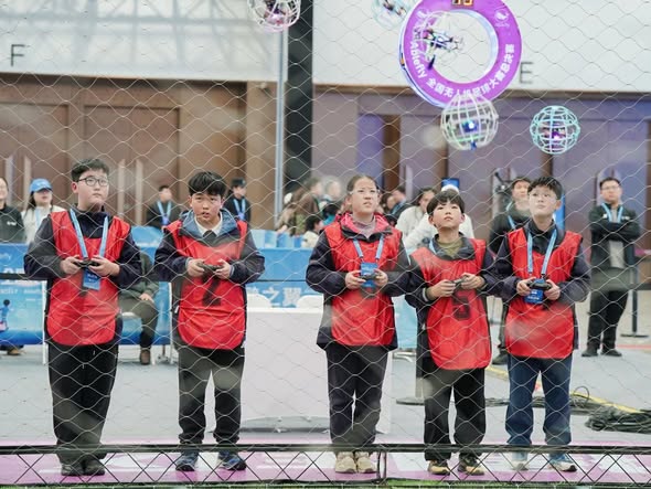 Drone soccer gains momentum China