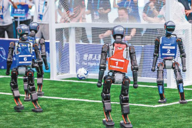 Chinese team turns humanoid robots into ‘football stars’