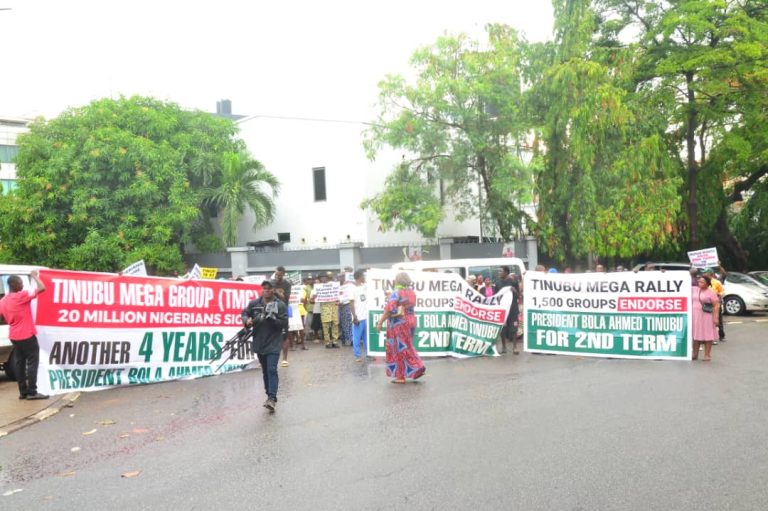 Mega Rally: Professionals, CSOs, youths, artisans, others endorse Tinubu for second term