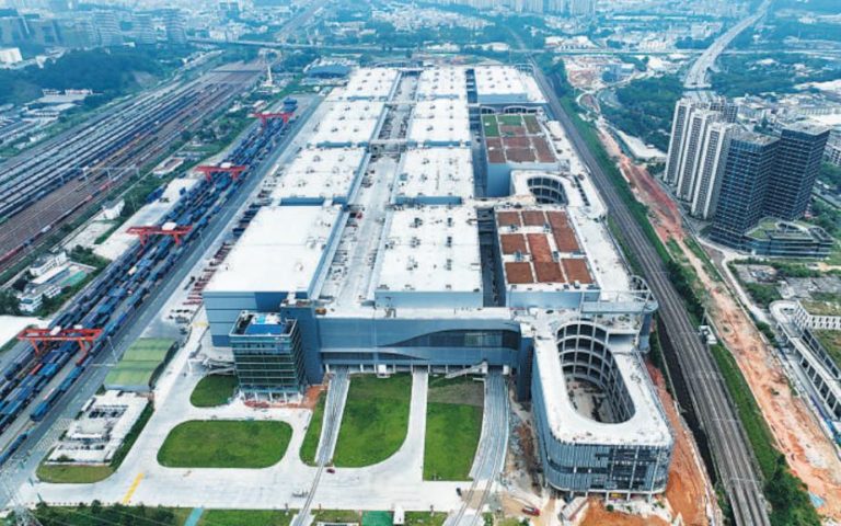 Smart construction turns old rail yard into modern logistics hub